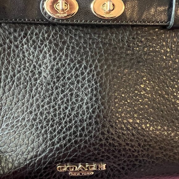 Coach Blake 25 & Blake Mini Carry Alls - Matching Mommy & Me Black Satchels - Picture 9 of 16